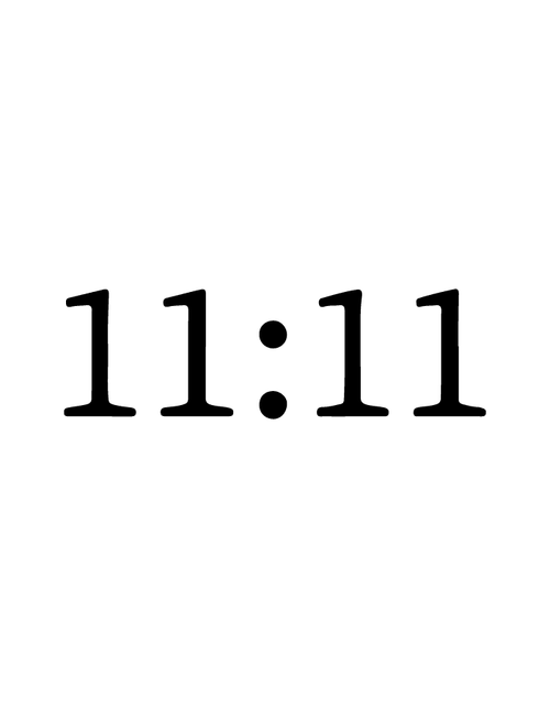 11:11 semi-permanent tattoo – waterproof spiritual manifestation tattoo by Inkmafia