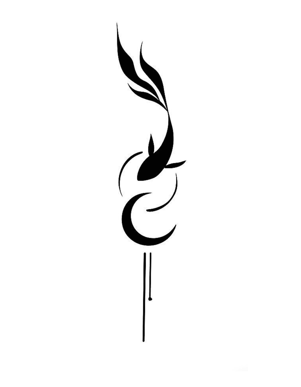 Lunar Koi Tattoo - Inkmafia