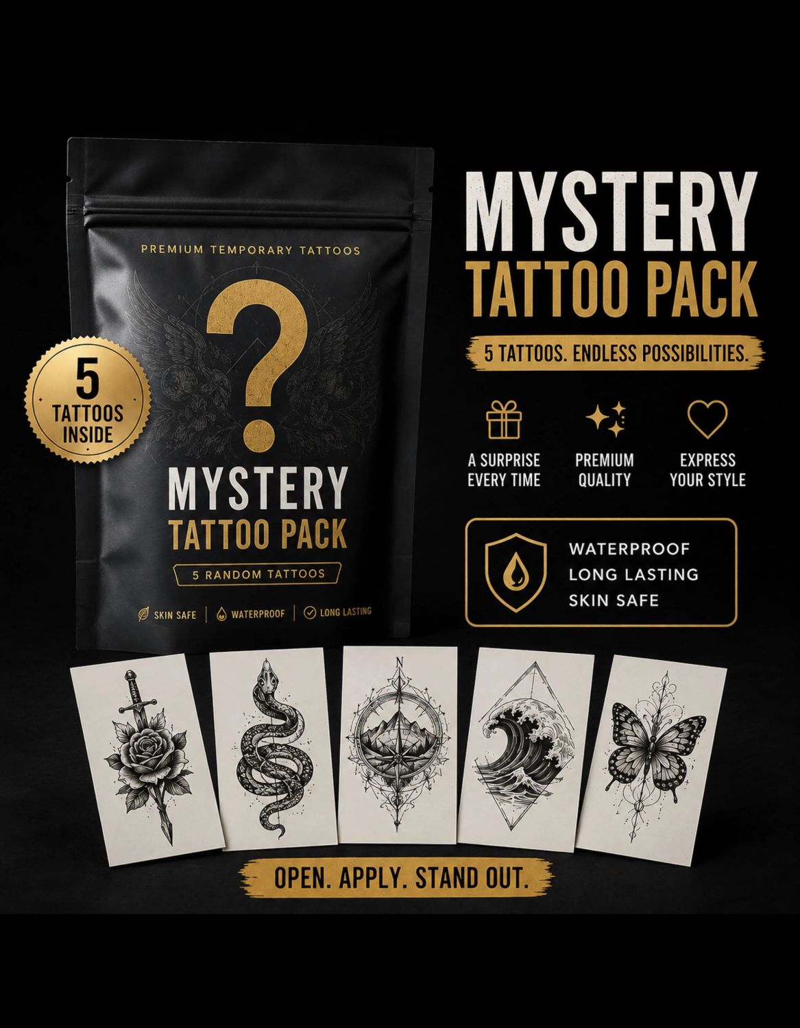 5 Tattoos Mystery Pack