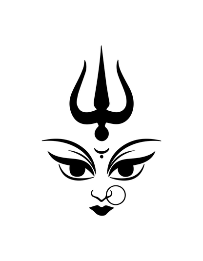 Maa Durga Tattoo