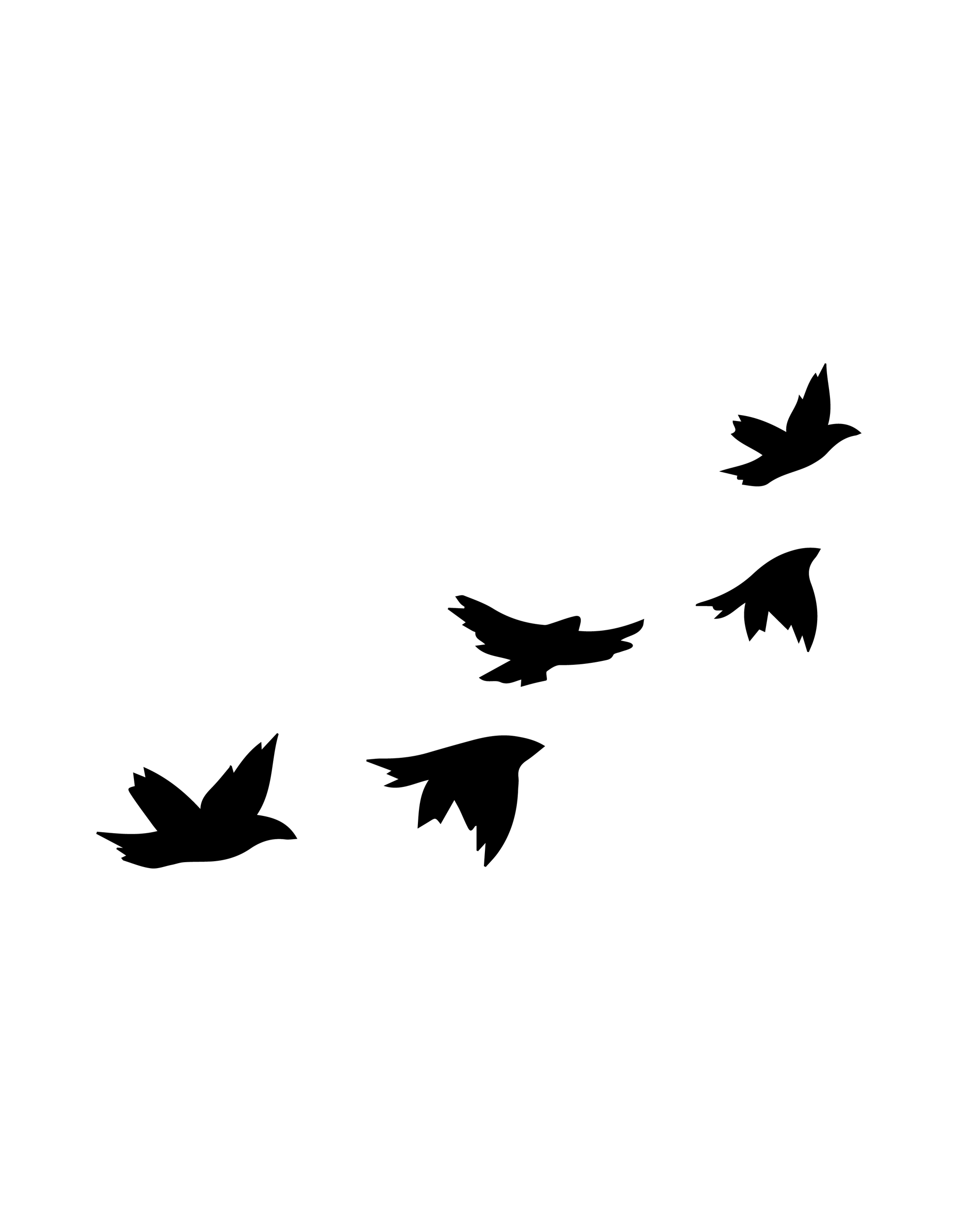 Birds of Freedom semi-permanent tattoo – waterproof flying birds temporary tattoo by Inkmafia