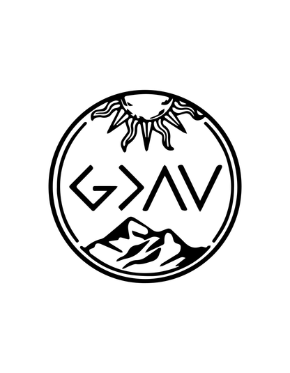 God Is Greater semi-permanent tattoo – waterproof spherical spiritual tattoo by Inkmafia