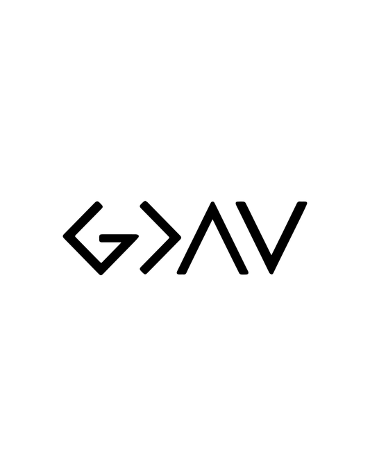 God Is Greater Than Highs And Lows semi-permanent tattoo – spiritual waterproof temporary tattoo by Inkmafia