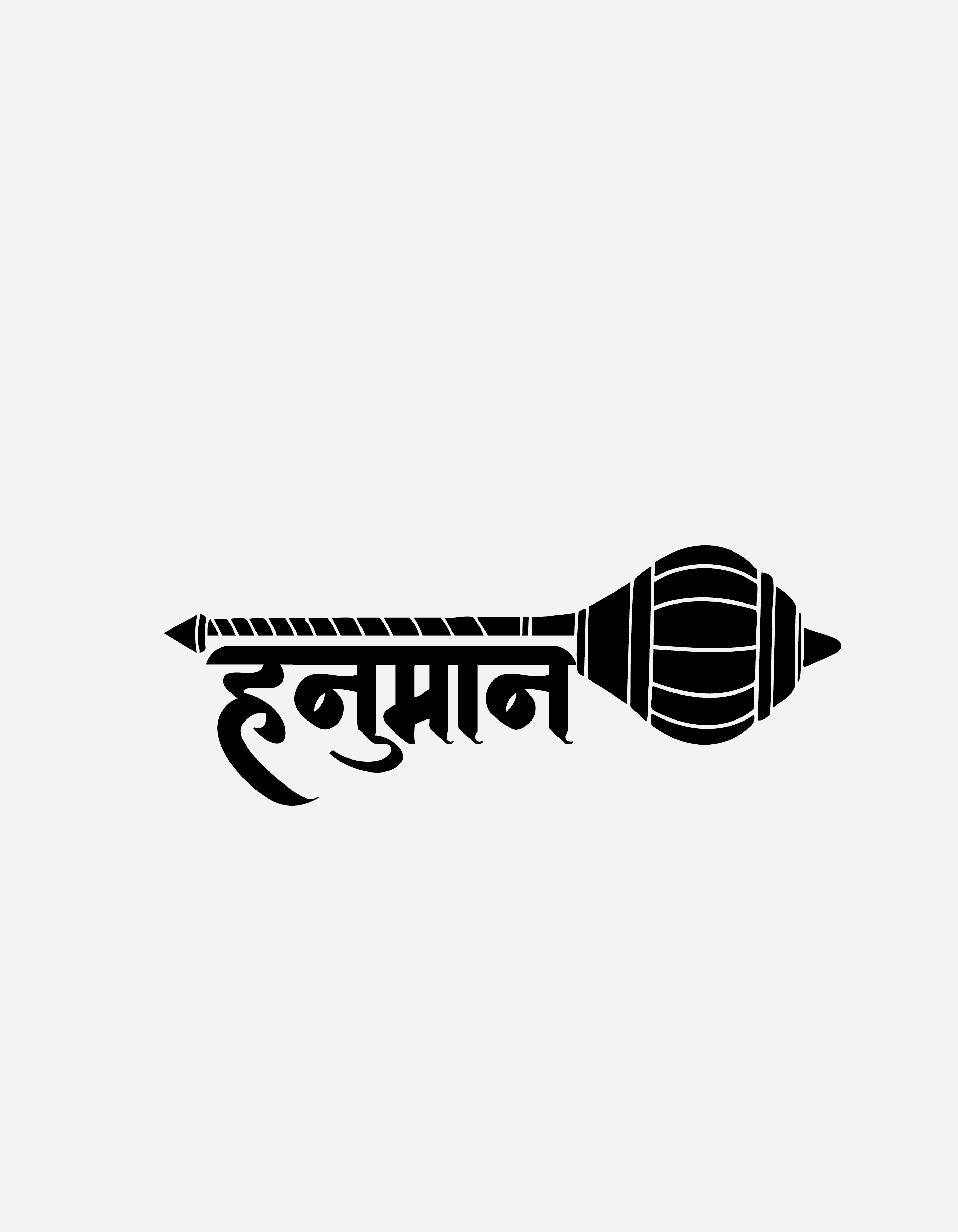 Hanuman semi-permanent tattoo – waterproof temporary spiritual tattoo by Inkmafia
