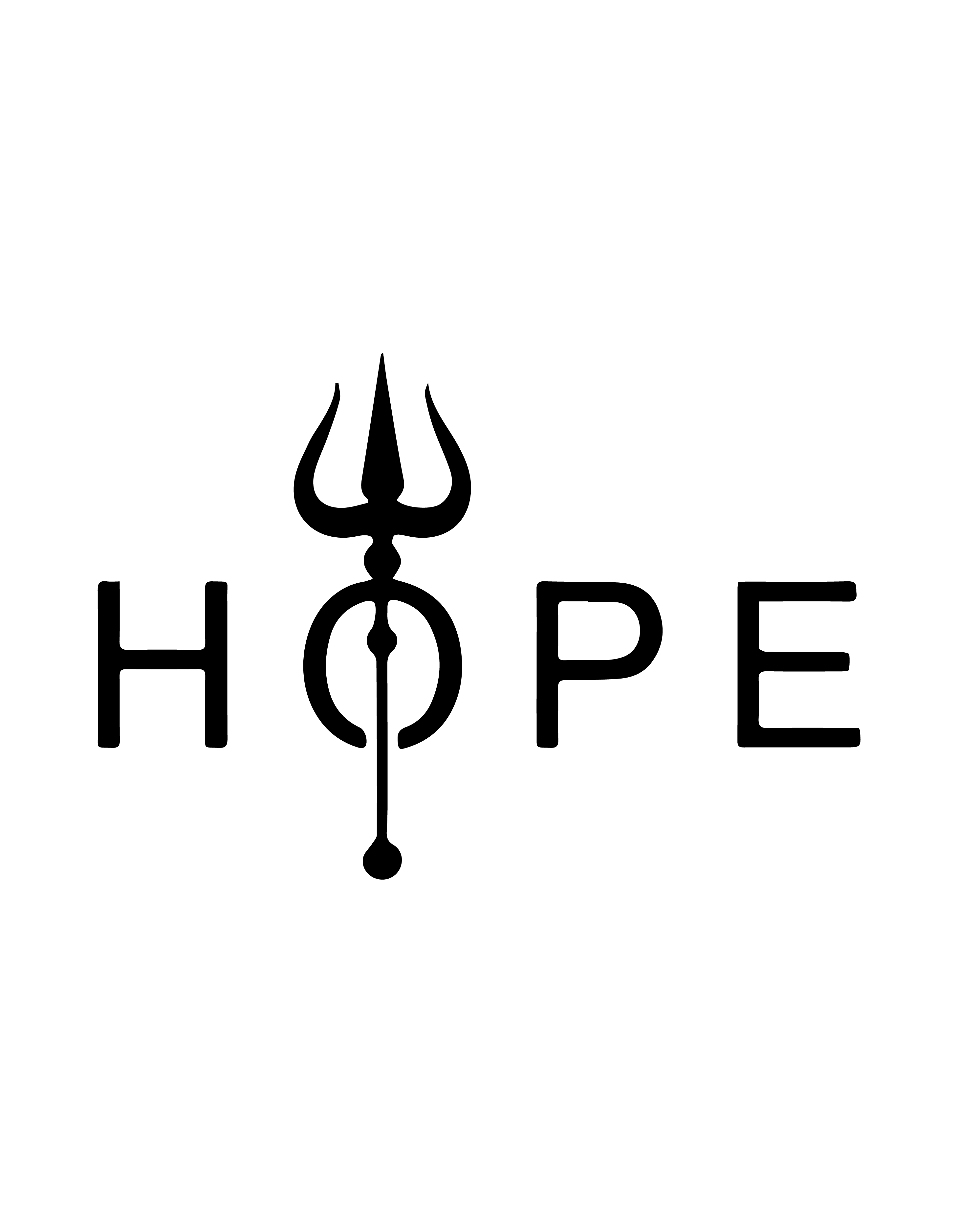 Hope semi-permanent tattoo – motivational waterproof temporary tattoo by Inkmafia