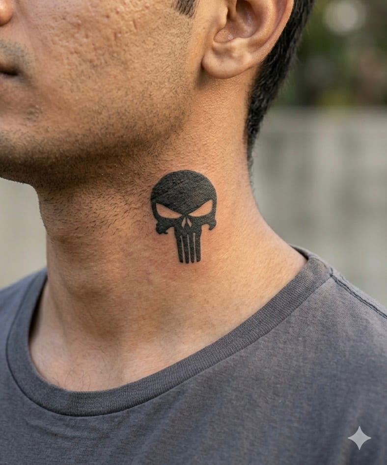 Punisher Skull Tattoo - Inkmafia