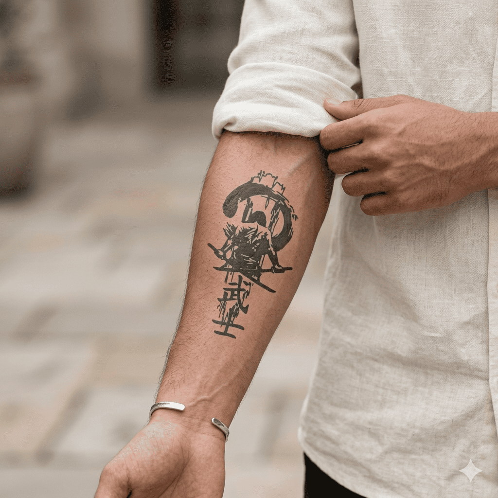 Enso Samurai Tattoo