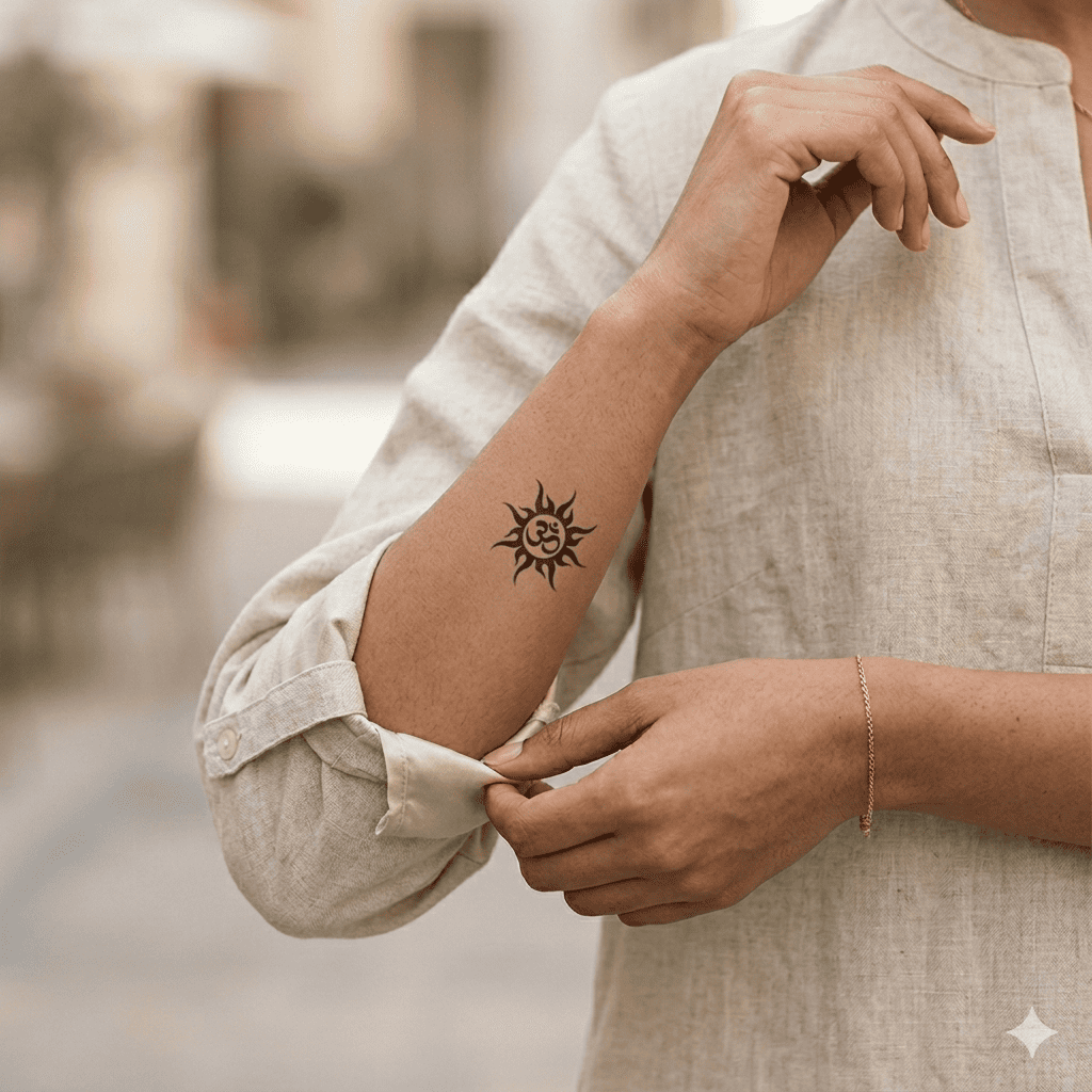 Divine Om Tattoo