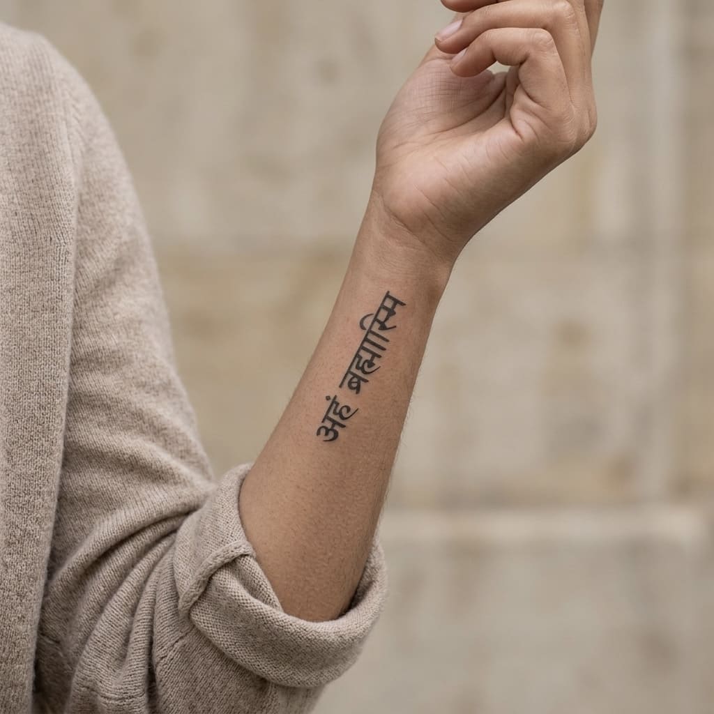 Aham Brahmasmi Tattoo