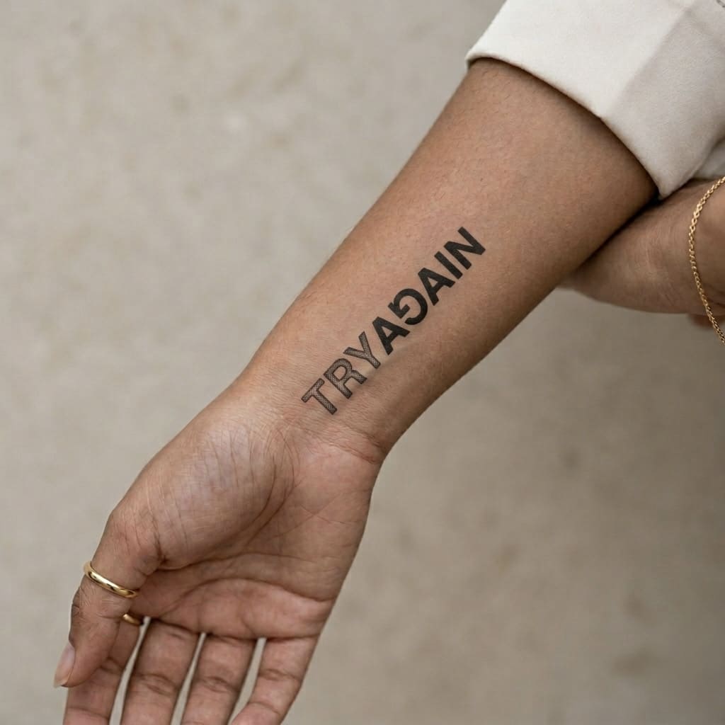 Try Again Tattoo