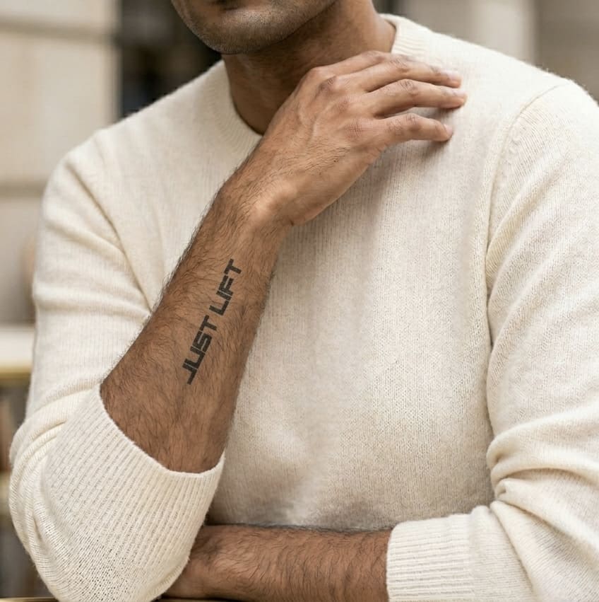 Just Lift Tattoo