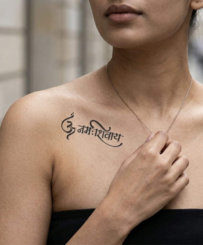 Om Namah Shivay Tattoo