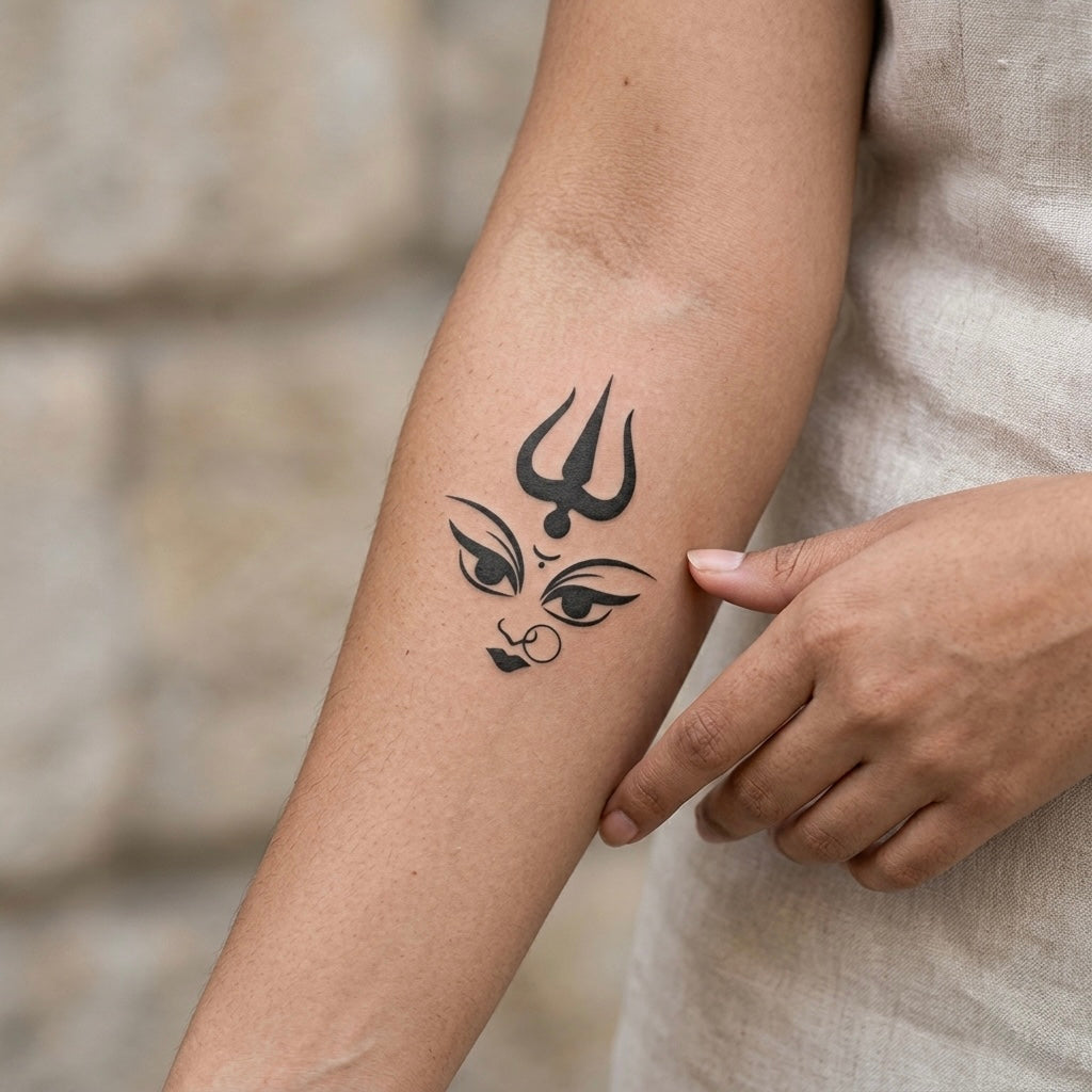 Maa Durga Tattoo