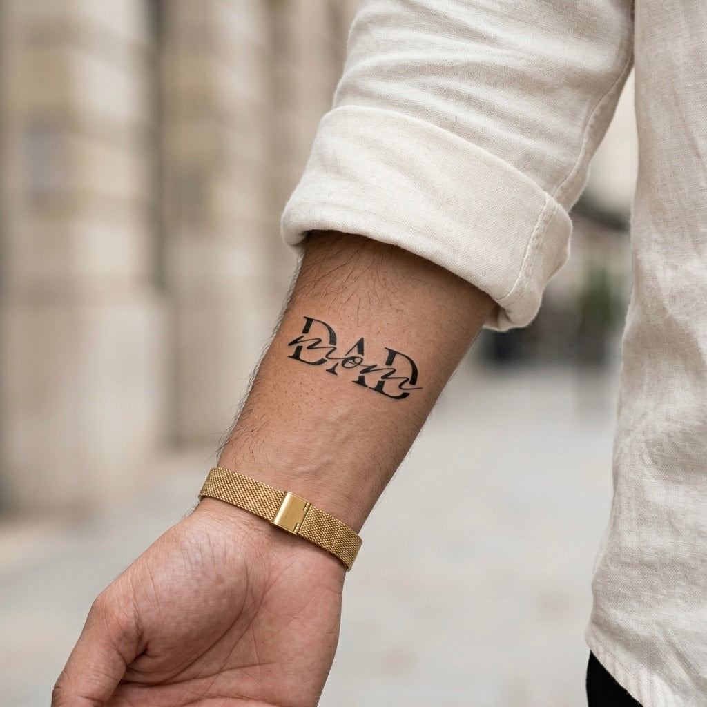 Mom Dad Tattoo