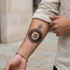 Om Trishul Mandala Tattoo - Inkmafia