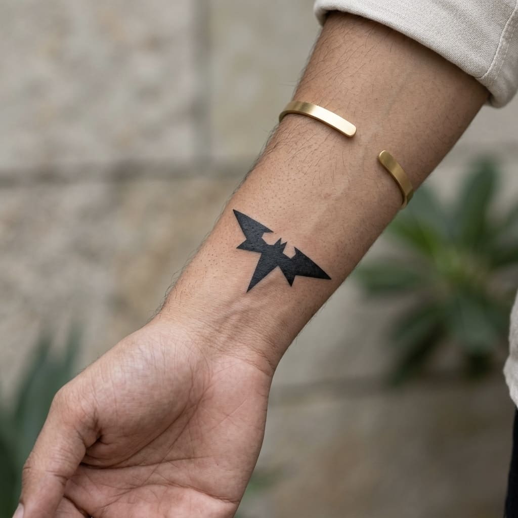 Bat Insignia Tattoo - Inkmafia