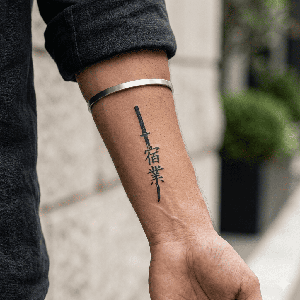 Karmic Katana Tattoo