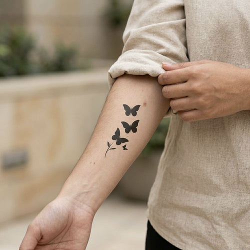 Bloom And Rise Butterfly Tattoo - Inkmafia
