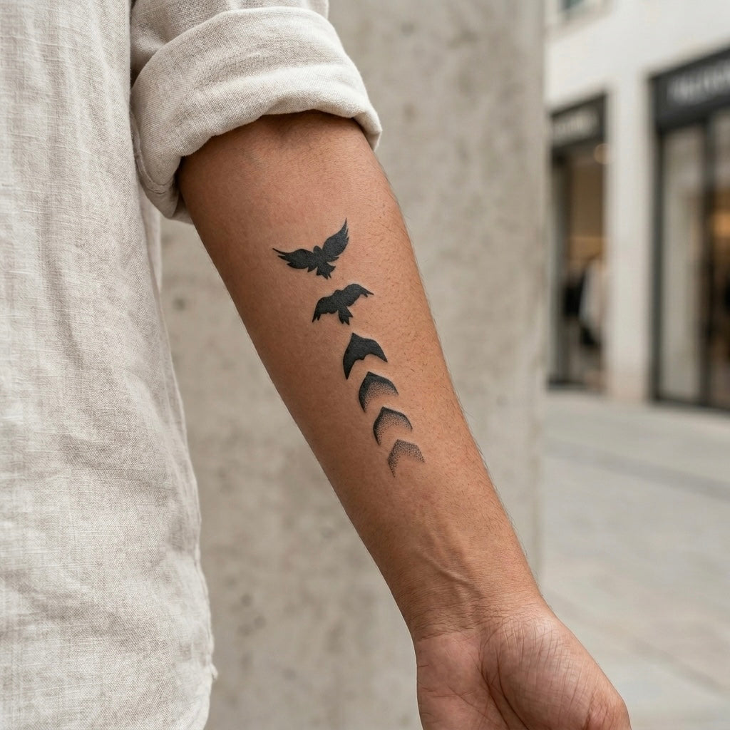 Flying Birds Tattoo