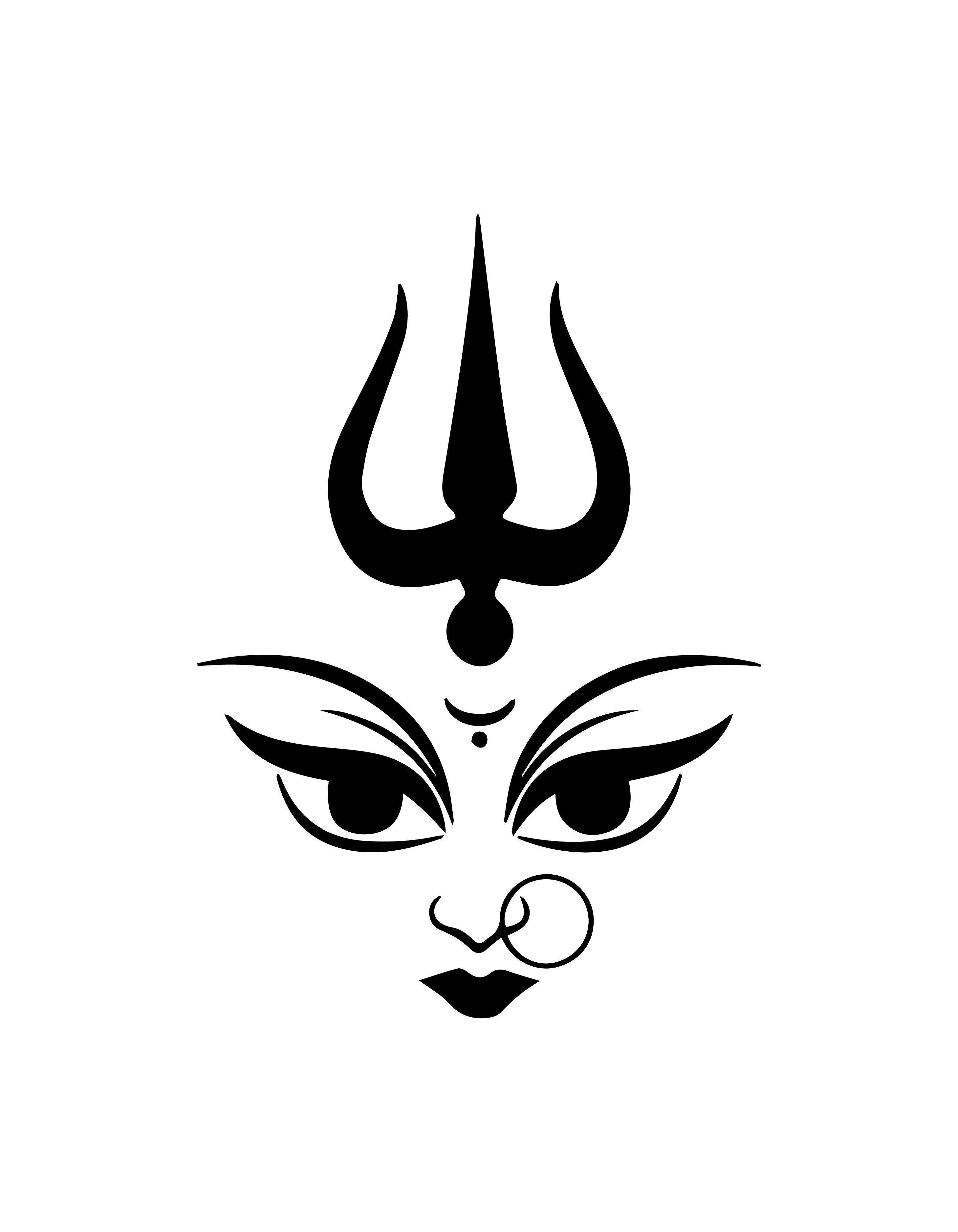 Maa Durga semi-permanent tattoo – waterproof goddess spiritual tattoo by Inkmafia