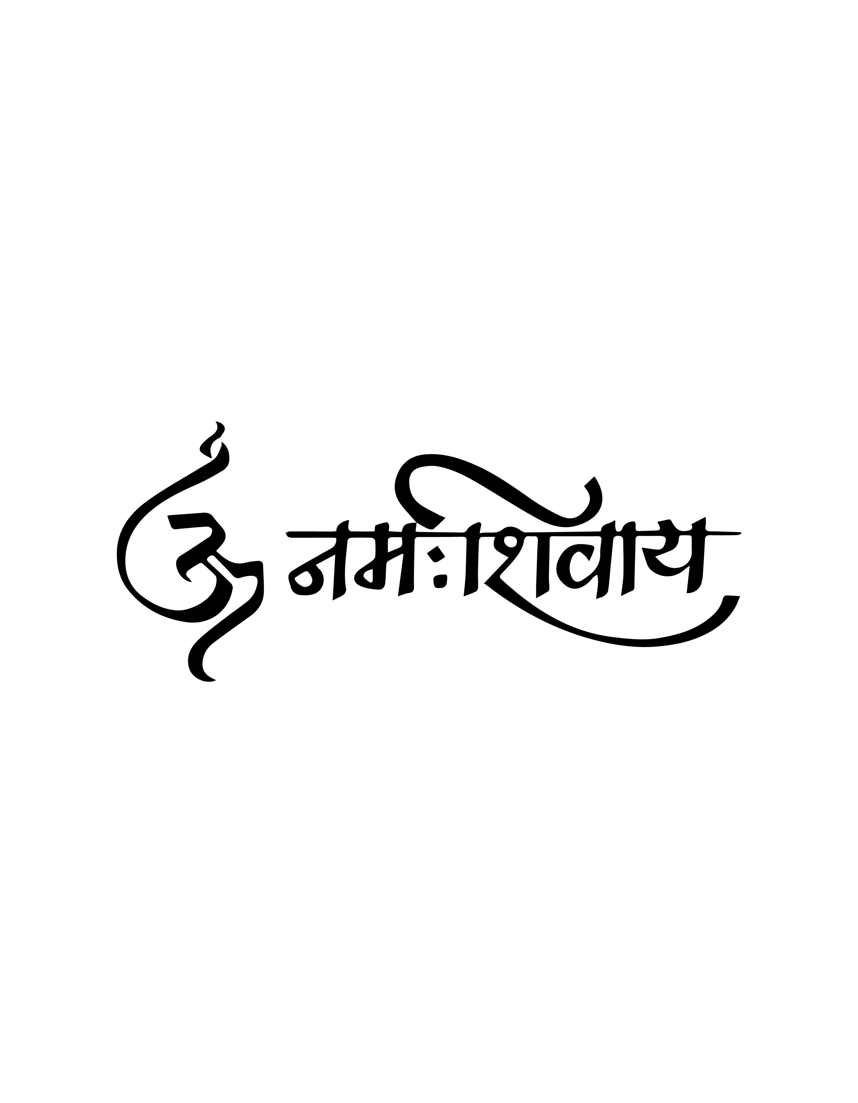 Om Namah Shivay semi-permanent tattoo – waterproof spiritual temporary tattoo by Inkmafia