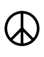 Peace semi-permanent tattoo – waterproof minimalist temporary tattoo by Inkmafia