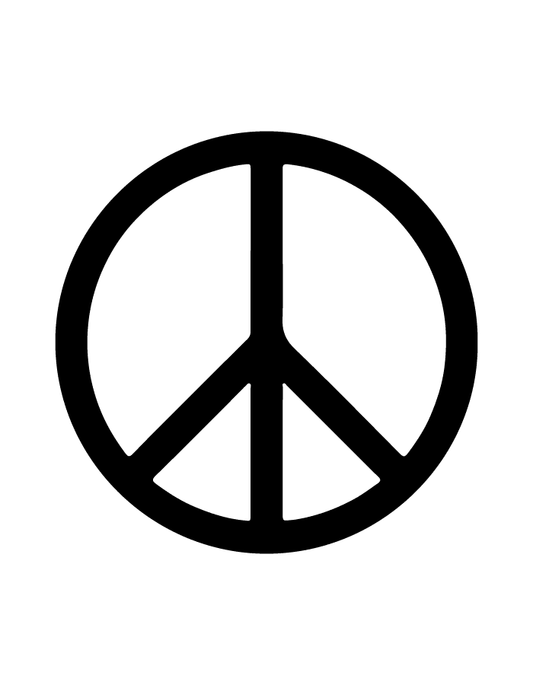 Peace semi-permanent tattoo – waterproof minimalist temporary tattoo by Inkmafia