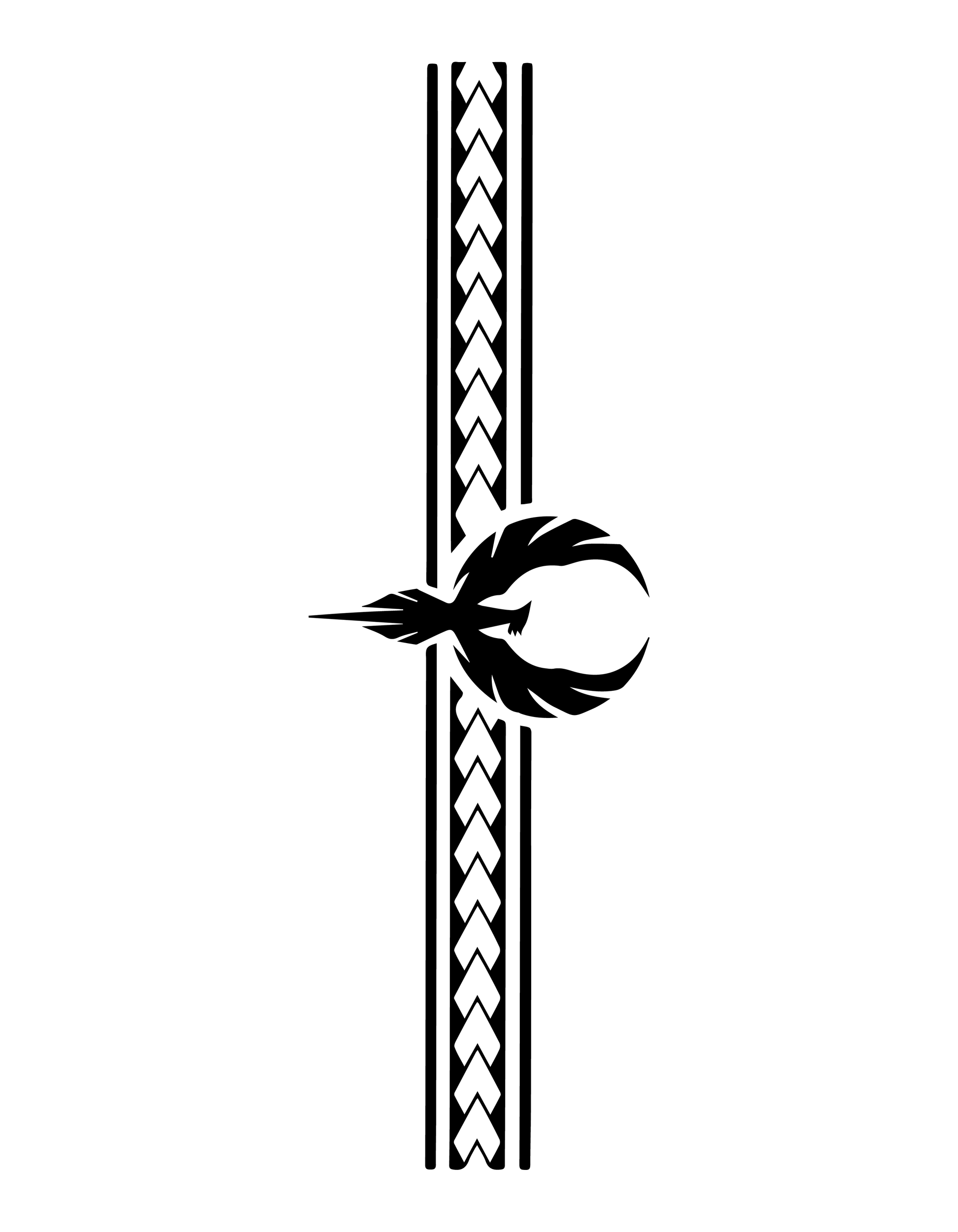 Phoenix Armband semi-permanent tattoo – waterproof temporary armband tattoo by Inkmafia