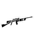 Sniper semi-permanent tattoo – waterproof military temporary tattoo by Inkmafia