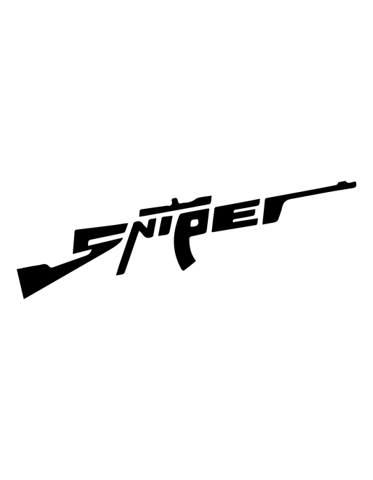 Sniper semi-permanent tattoo – waterproof military temporary tattoo by Inkmafia