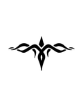 Spine Rhythms semi-permanent tattoo – minimal line waterproof temporary tattoo by Inkmafia