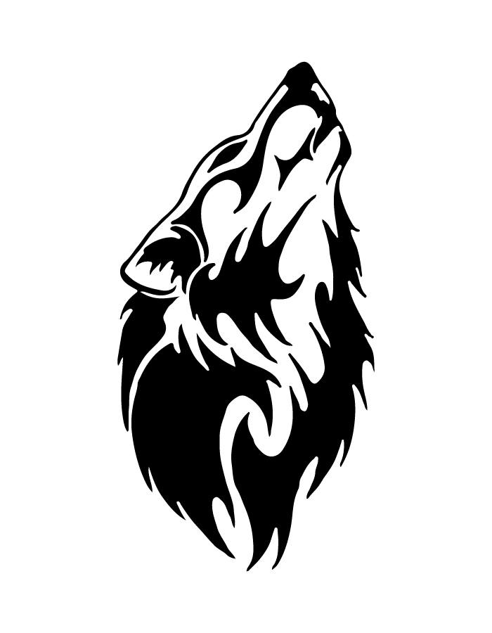 Wolf Spirit semi-permanent tattoo – waterproof animal strength tattoo by Inkmafia